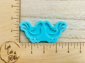 Chicken 🐓 Earrings (Handmade) Silicone mold