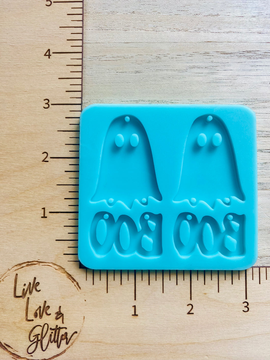 Boo Ghost Halloween Earrings (Handmade) Silicone mold