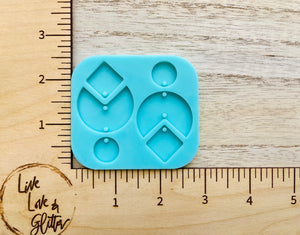 Geo Leaf Earrings (Handmade) Silicone mold
