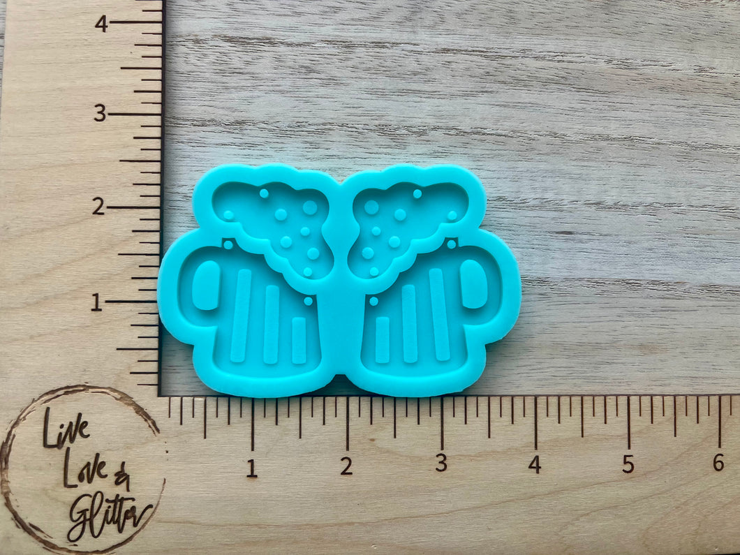 Beer 🍺 Dangle earrings (Handmade) Silicone Mold