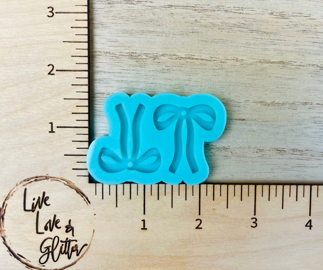 Bow Earrings (Handmade) Silicone mold