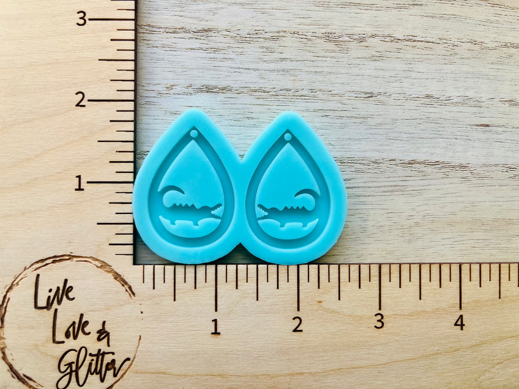 Gator Earrings (handmade) Silicone Mold