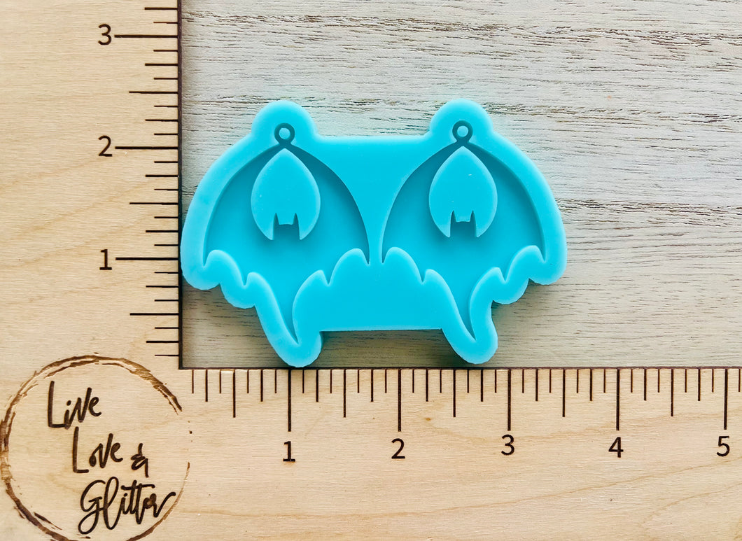 Bat Halloween Earrings (Handmade) Silicone mold