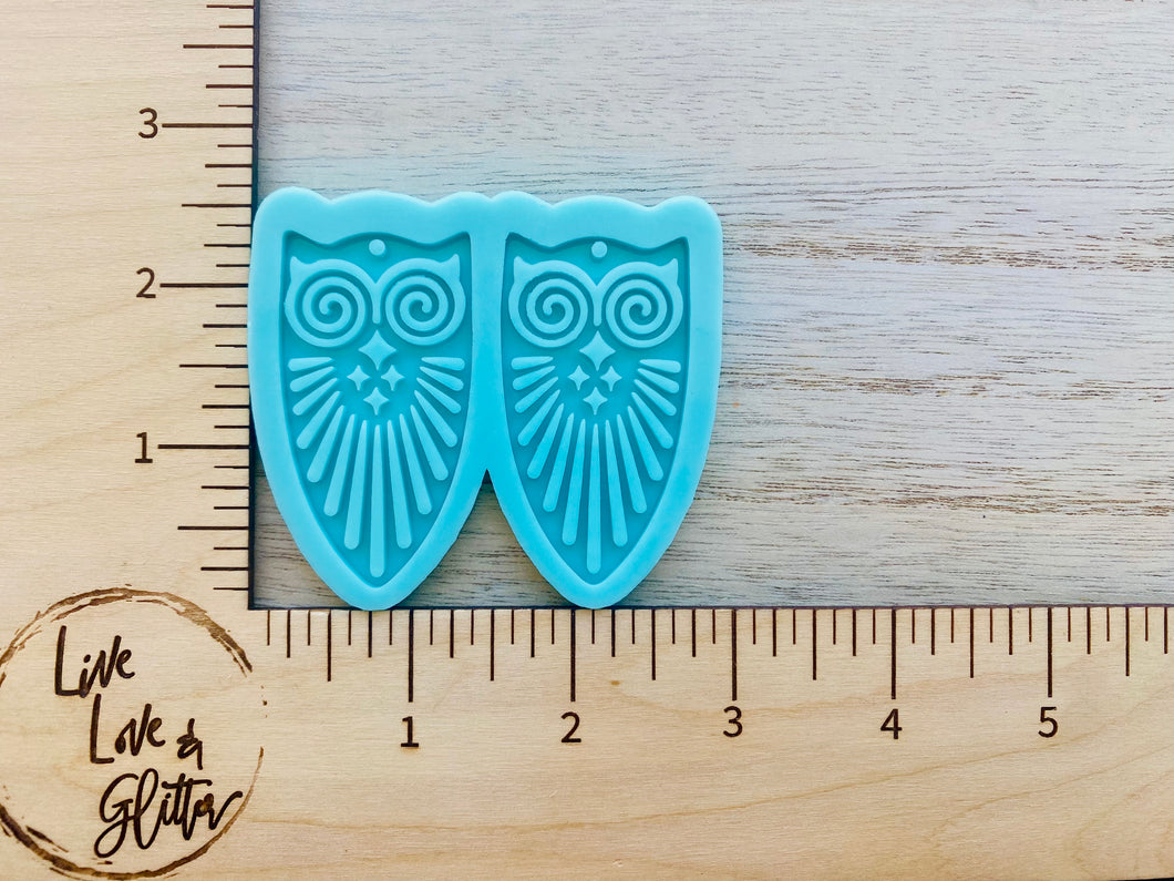 Owl 🦉 Earrings (Handmade) Silicone mold