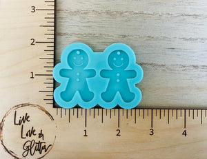 Gingerbread Man Earrings (Handmade) Silicone mold
