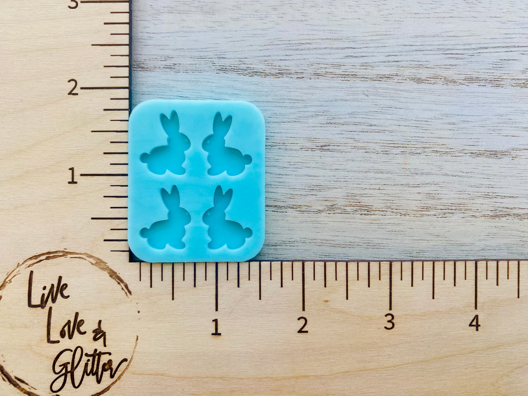 Bunny Stud Earrings (Handmade) Silicone mold