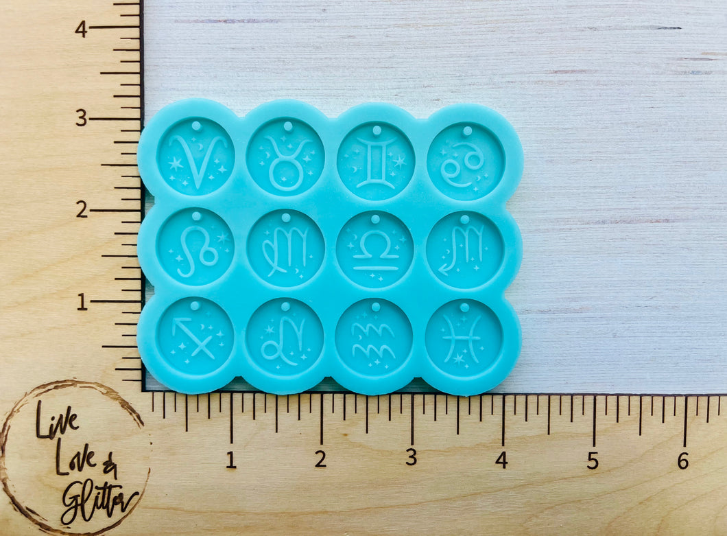 Zodiac Charm (Handmade) Silicone Mold