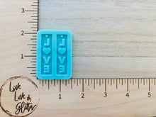 Load image into Gallery viewer, Valentines LOVE Earrings (Handmade) Silicone mold
