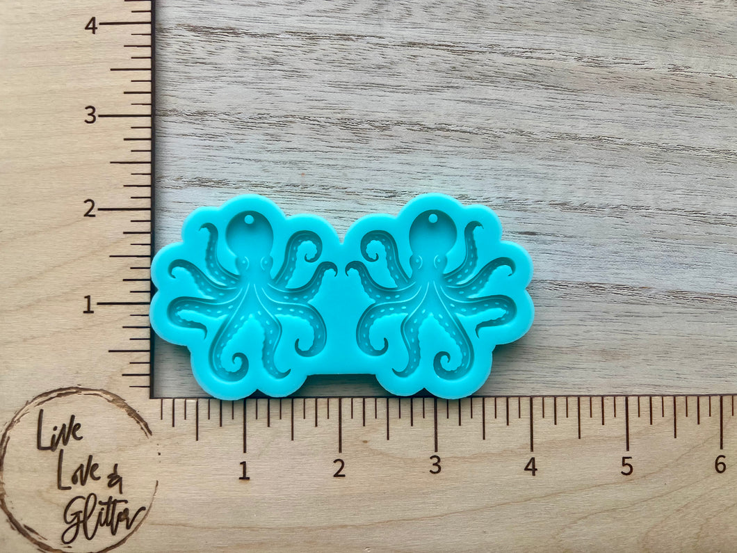 Octopus Earrings (Handmade) Silicone Mold