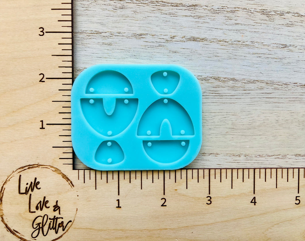 Modern Geo Earrings (Handmade) Silicone mold