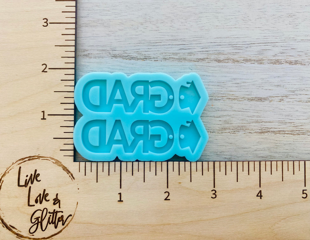 Grad 🎓 Earrings (Handmade) Silicone mold