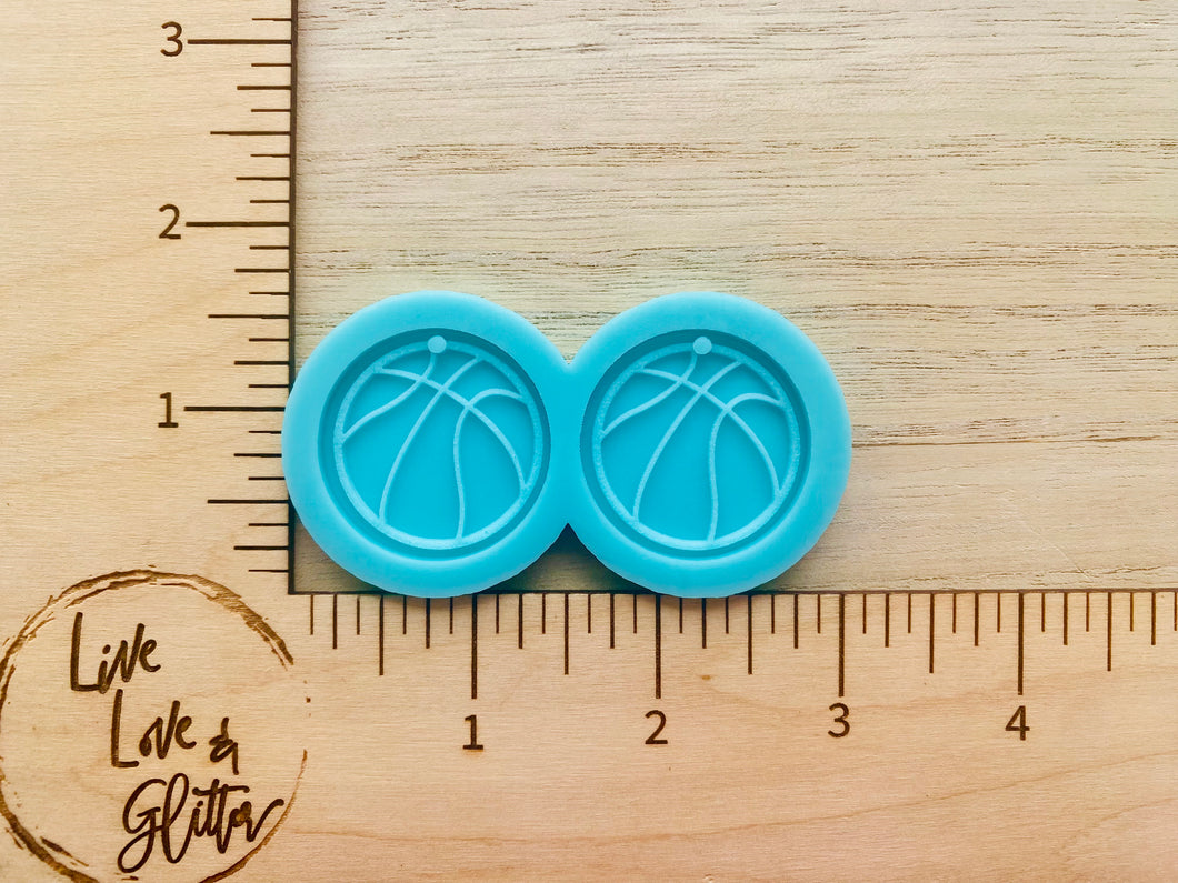 Basketball 🏀 Earrings (Handmade) Silicone Mold