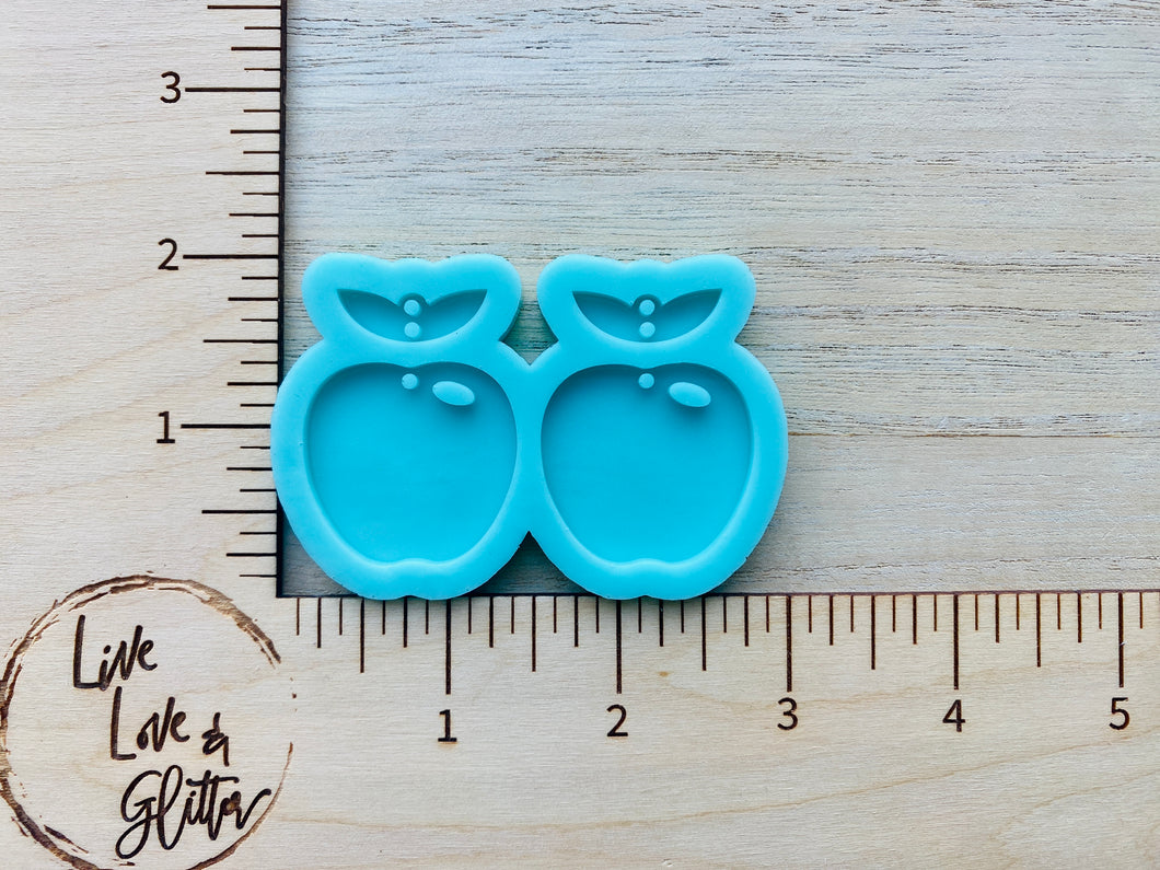 Apple 🍎 dangle Earrings (Handmade) Silicone mold