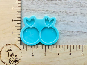 Orange 🍊 Earrings (Handmade) Silicone mold