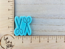 Cargar imagen en el visor de la galería, Scissors Dangle Earrings (Handmade) Silicone mold
