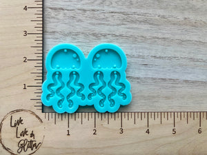 Jelly Fish Earrings (Handmade) Silicone Mold