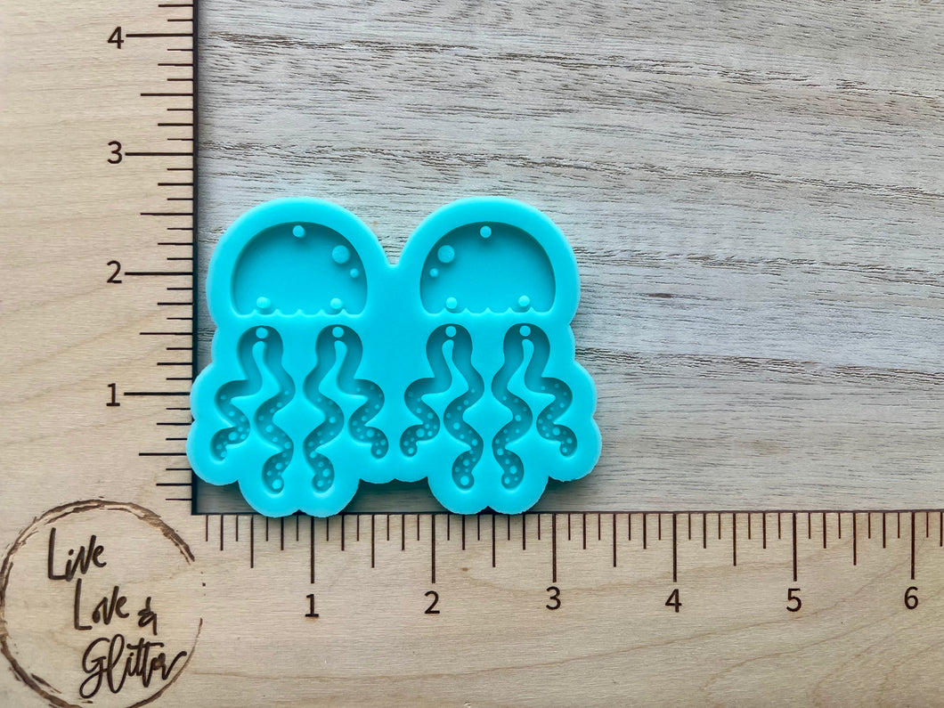 Jelly Fish Earrings (Handmade) Silicone Mold