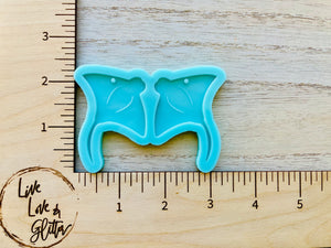 Sting Ray Earrings (Handmade) Silicone Mold