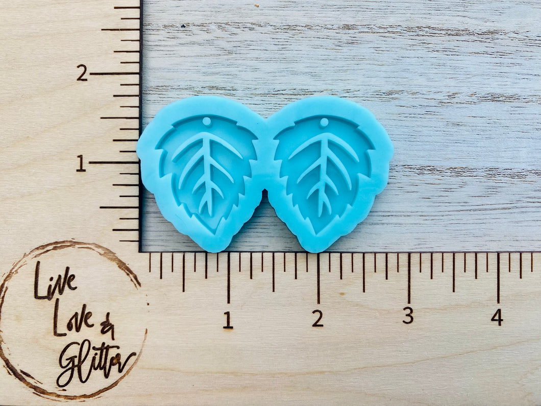 Fall Leaves Dangle Earrings (Handmade) Silicone mold