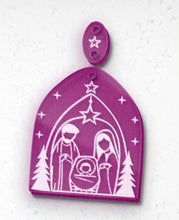 Cargar imagen en el visor de la galería, Nativity dangle Earrings (Handmade) Silicone mold
