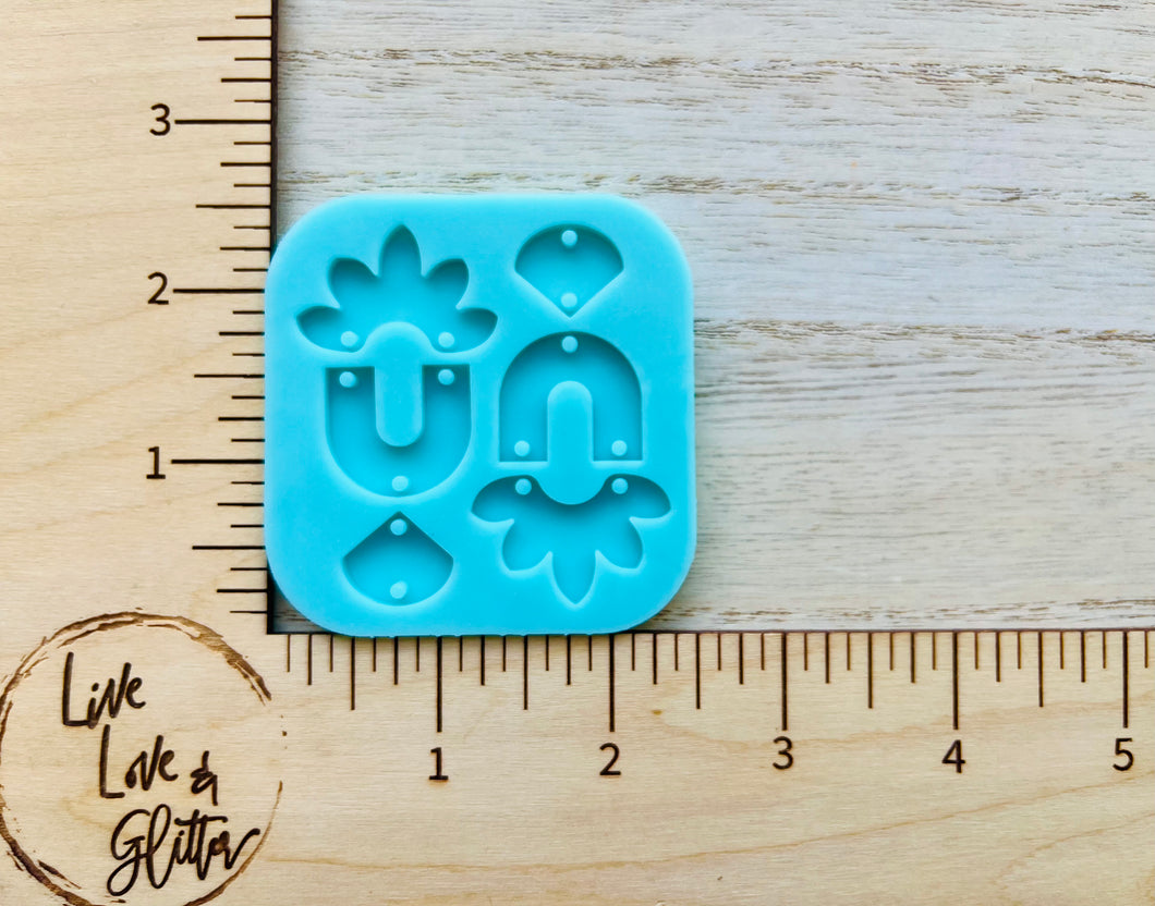 Geo Earrings (Handmade) Silicone mold