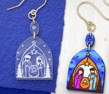 Cargar imagen en el visor de la galería, Nativity dangle Earrings (Handmade) Silicone mold
