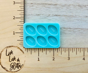 Football Stud Earrings (Handmade) Silicone mold