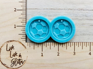 Soccer ⚽️ Earrings (Handmade) Silicone Mold