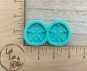 Sand Dollar Earrings (Handmade) Silicone mold