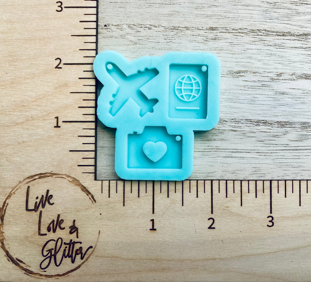 Travel Charms (Handmade) Silicone mold