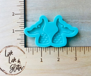 Mermaid Tail Earrings (Handmade) Silicone mold