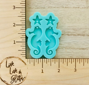 Sea Horse Earrings (Handmade) Silicone mold