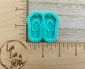 Flip Flop Earrings  (Handmade) Silicone mold