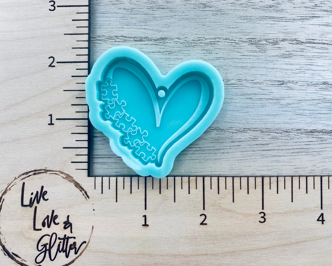 Heart 🧩 (Handmade) Silicone mold