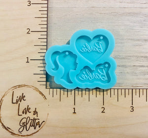 Barbie Charms (Handmade) Silicone mold