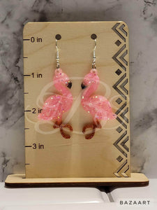 Flamingo Earrings (Handmade) Silicone mold