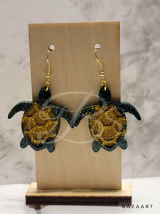 Sea Turtle Earrings (Handmade) Silicone mold