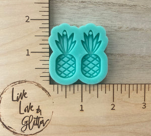 Pineapple earrings Earrings (Handmade) Silicone mold
