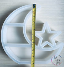 Cargar imagen en el visor de la galería, Moon and Star Shelf Silicone Mold
