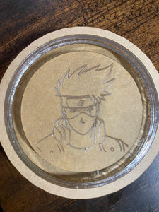 Naruto 2 inch round (Handmade) Silicone mold