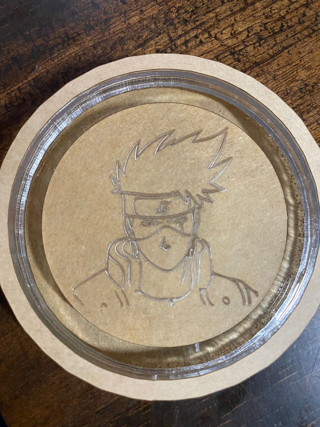 Naruto 2 inch round (Handmade) Silicone mold