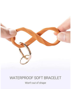 Silicone Keychain Bracelet