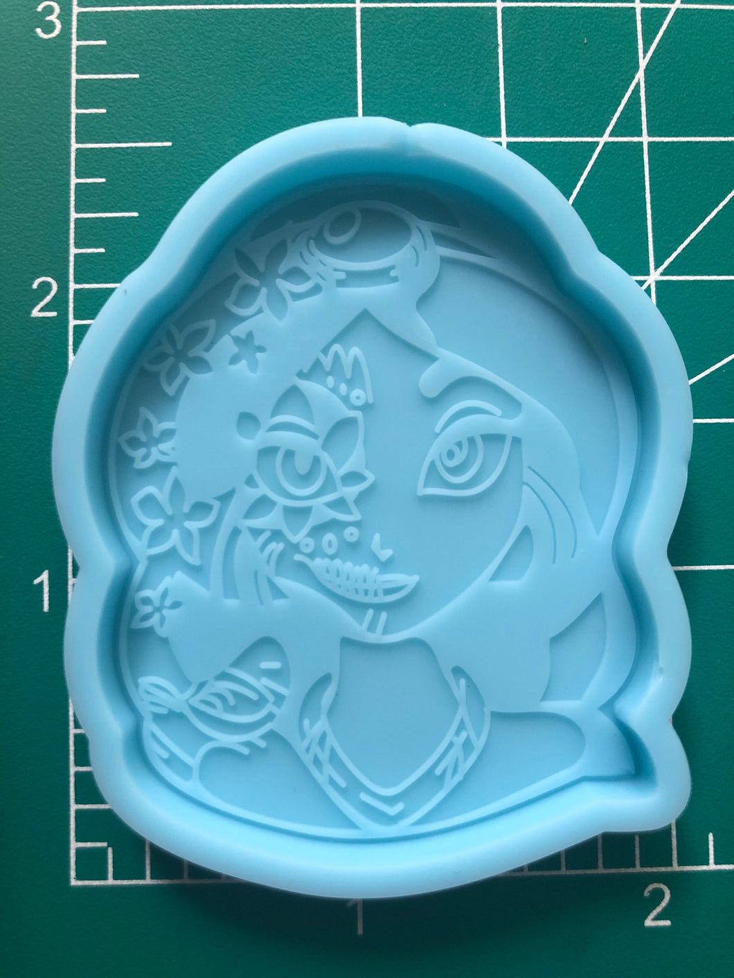 Princess Silicone Mold for Badge Reel / Phone Grip