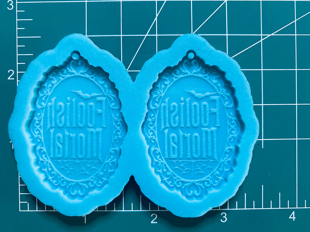 Foolish Mortal Earrings Silicone mold (Handmade) Silicone Mold