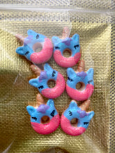 Load image into Gallery viewer, Unicorn Donut Resin Embellishment
