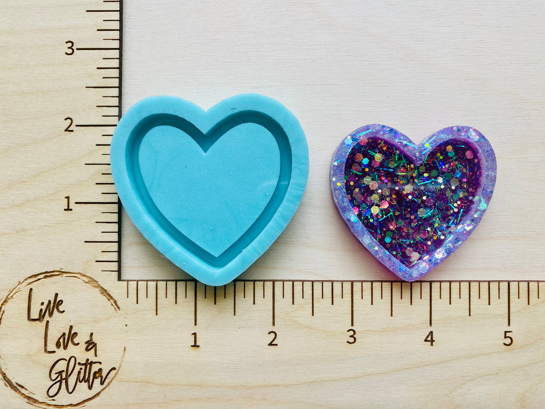 Heart Shaker (Handmade) Silicone mold