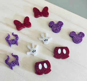 Mouse Earring Studs (Handmade) Silicone Mold