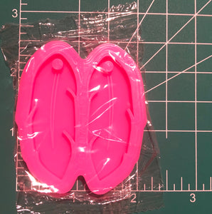 Feather Earrings  Silicone Mold