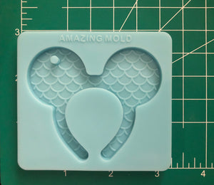 Mermaid Mouse Ear Shape Headband Silicone Mold