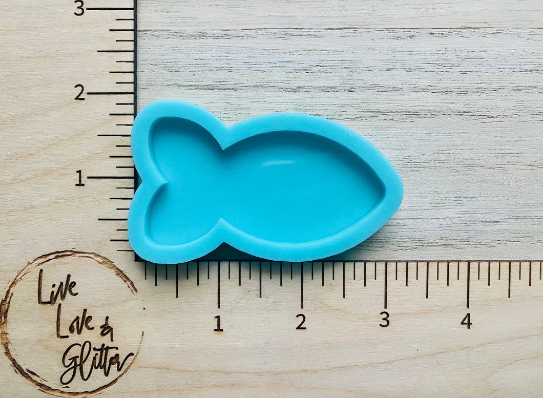 Fish Hair Clip (Handmade) Silicone Mold